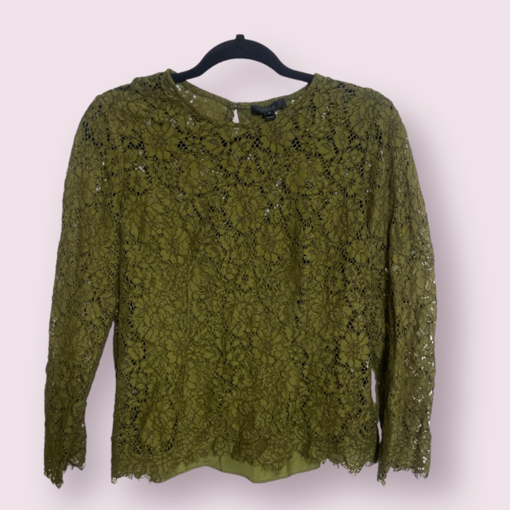 ⭐️ Lace Work Business Casual Classy Chic Glam Posh Hipster Hippie Hip Blouse Top
